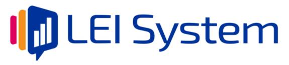This image shows the logo of LEI System, a trusted and official LEI registration agent.