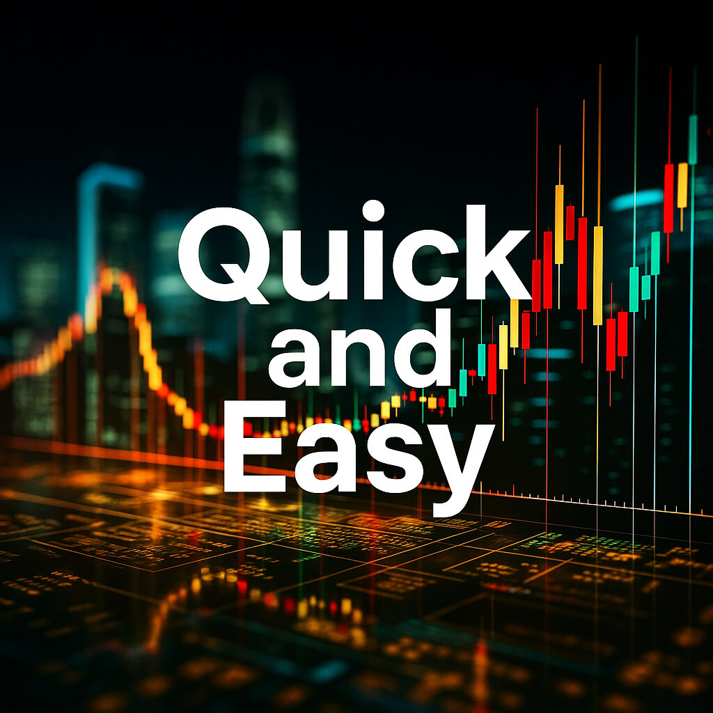 Quick and Easy – LEI code registration in less than 10 minutes with financial chart background